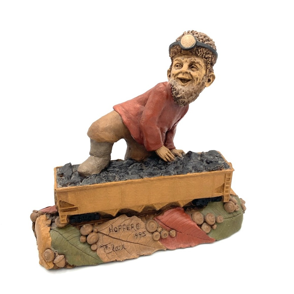 Vtg‎ Tom Clark Hoffer #66 Gnome Train Series Hand Painted 1995 No COA